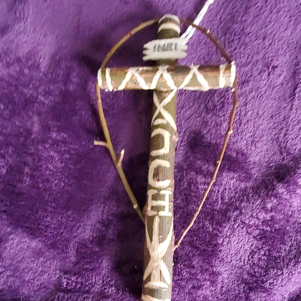 Beautiful hand carved Cross